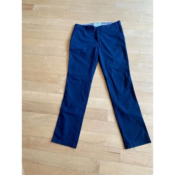 BRAX 33x342 men's navy blue chinos "Felix" stretch trousers pants - Picture 2 of 7